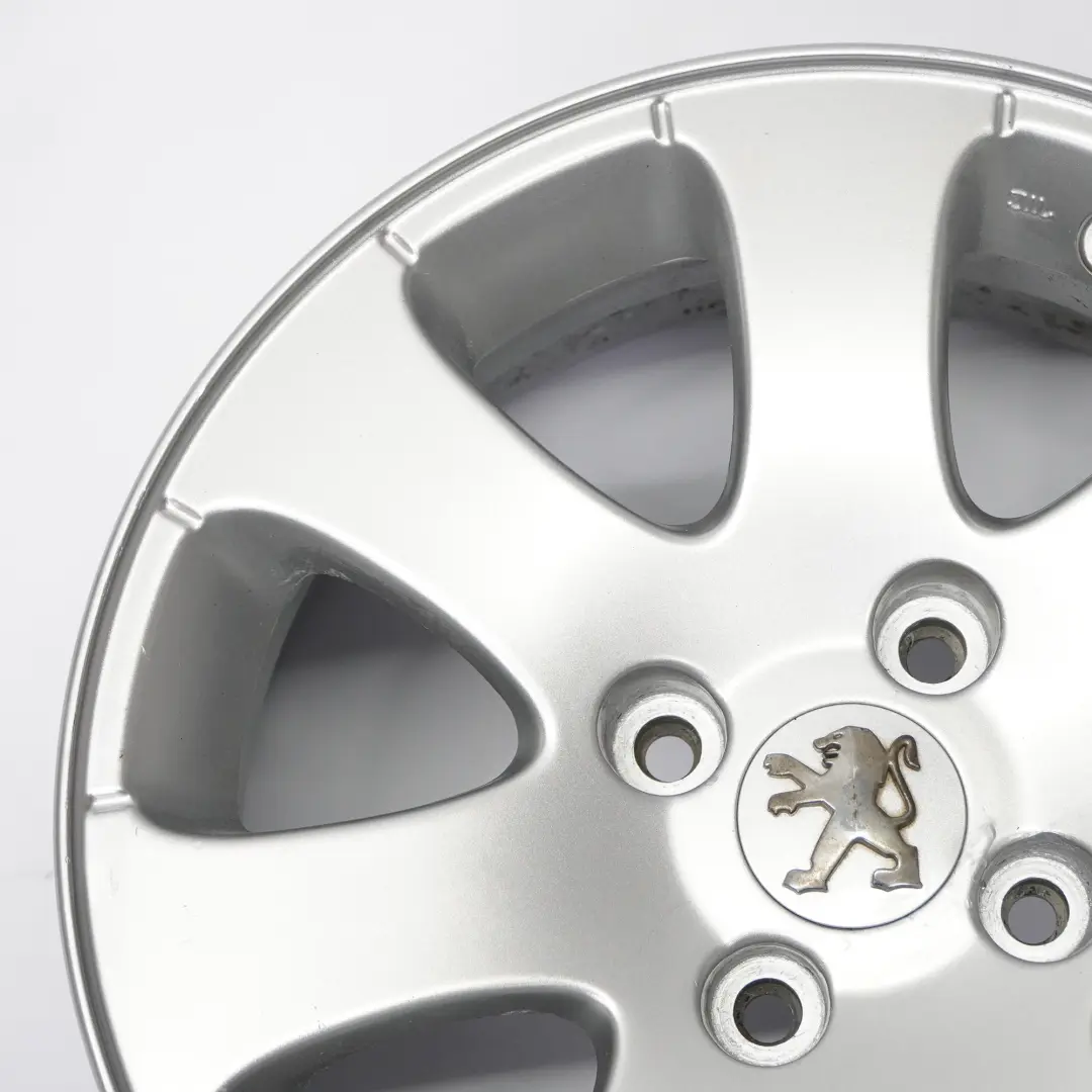 Peugeot Cerchio in lega argento 15" 6J ET:27 - SKU 7650-H-1 - Numero di parte 7650-H