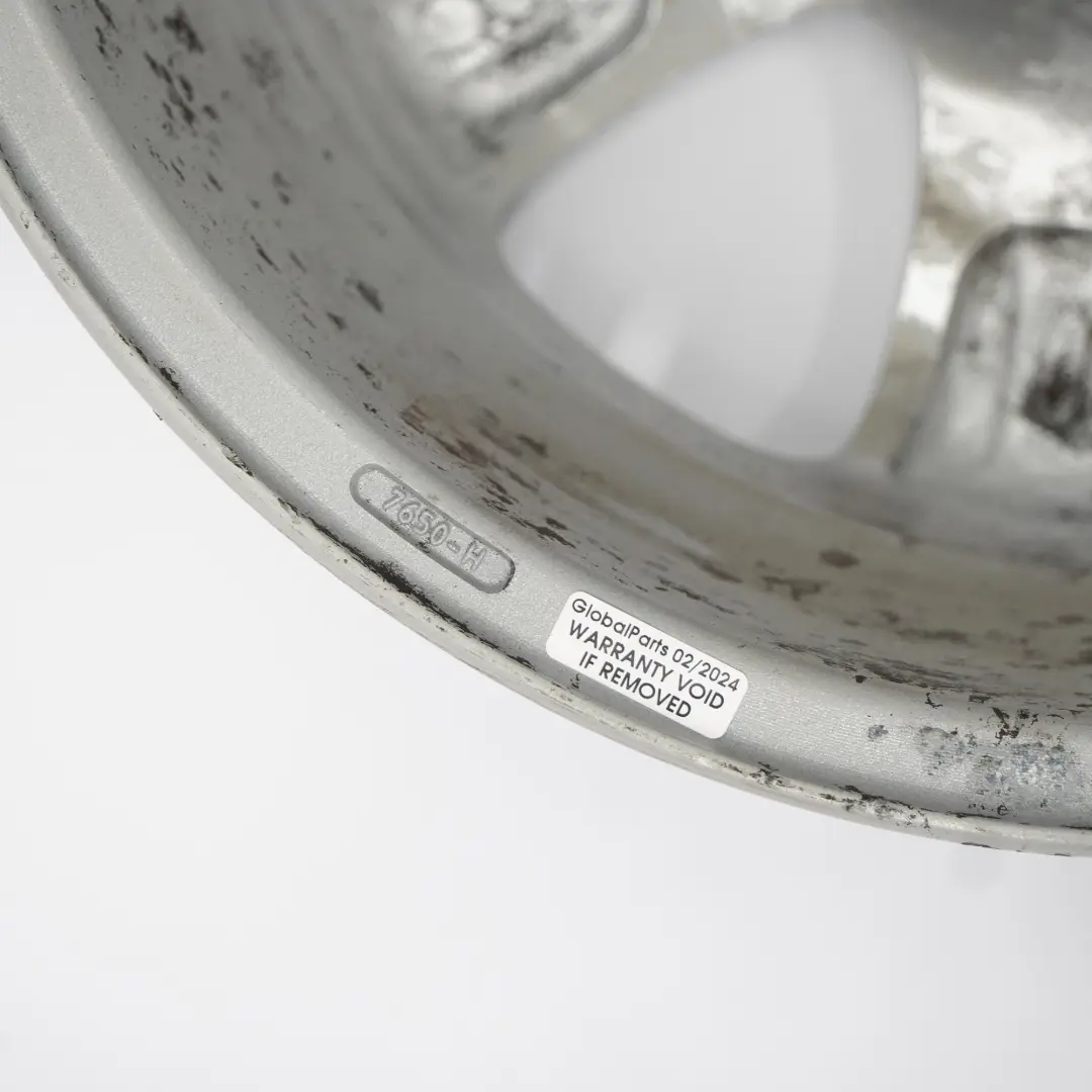 Peugeot Cerchio in lega argento 15" 6J ET:27 - SKU 7650-H-1 - Numero di parte 7650-H