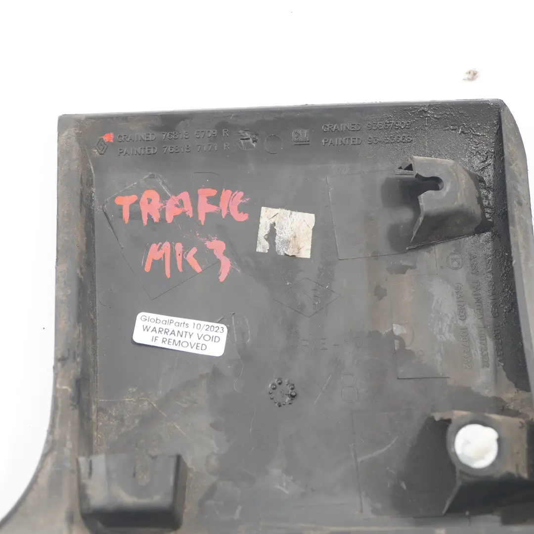 Renault Trafic III Listwa Karoserii Prawy Przód - SKU 768185709R - Numer Części 768185709R