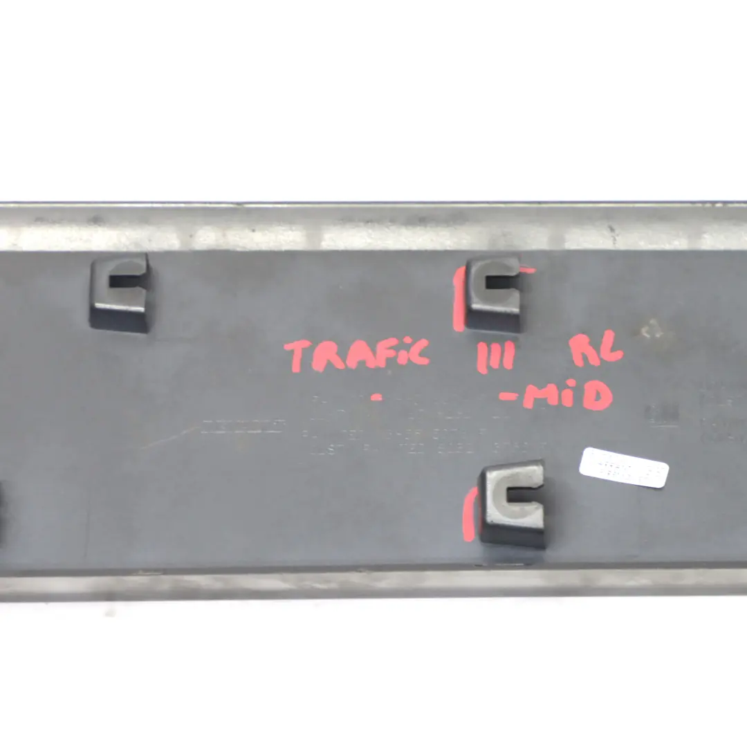 Listwa Ozdobna Drzwi Przesuwnych Lewa Midnight Black - D68 do Renault Trafic o numerze 768555976R Renault Trafic Listwa Ozdobna Drzwi Przesuwnych Lewa Midnight Black - D68 - SKU 768555976R-MID - Numer Części 768555976R