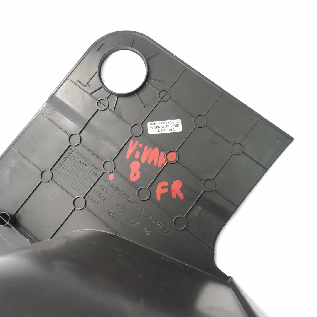 umbral de la puerta trasera derecha Embellecedor para Renault Trafic III Vivaro B con número de pieza 769518239R Renault Trafic III Vivaro B umbral de la puerta trasera derecha Embellecedor - SKU 769518239R - Número de pieza 769518239R