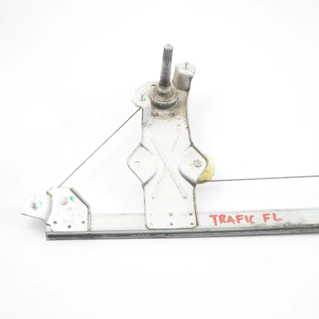 Podnośnik Szyby Drzwi Lewy Przód Regulator do Renault Trafic o numerze 7700311820 Renault Trafic Podnośnik Szyby Drzwi Lewy Przód Regulator - SKU 7700311820-1 - Numer Części 7700311820