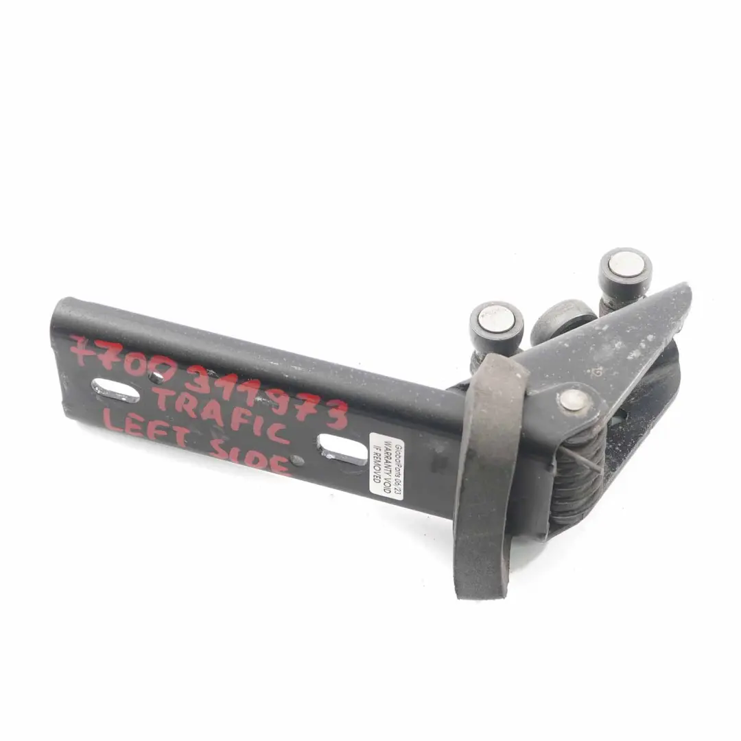 coulissante latérale gauche galet guide poulie pour Trafic Vivaro Porte à propos du numéro de pièce 7700311973 Trafic Vivaro Porte coulissante latérale gauche galet guide poulie - SKU 7700311973 - Numéro de pièce 7700311973