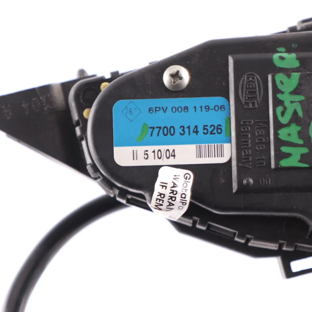 Renault Master Vauxhall Movano Throttle Pedal Accelerator Module - SKU 7700314526 - Part number 7700314526
