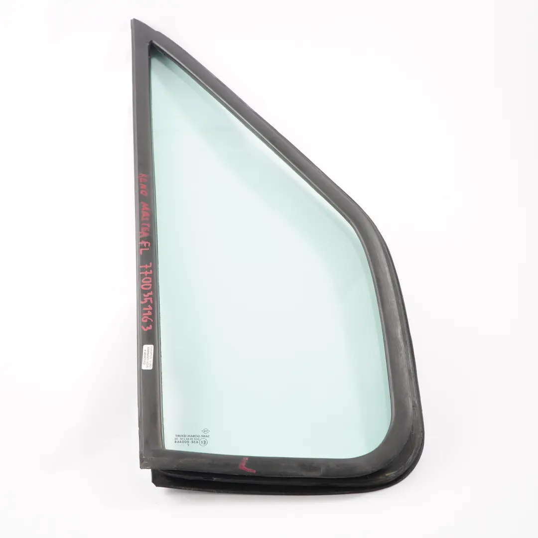  Vitre Renault Master II Triangle de porte avant gauche AS2 - SKU 7700351163 - Numéro de pièce 7700351163