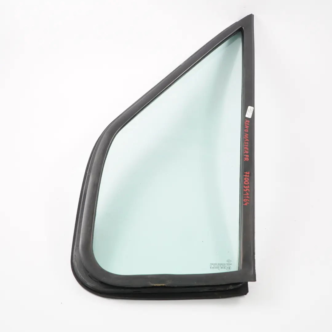  Cristal Renault Master II Puerta Delantera Lado Triángulo Derecho AS2 - SKU 7700351164 - Número de pieza 7700351164
