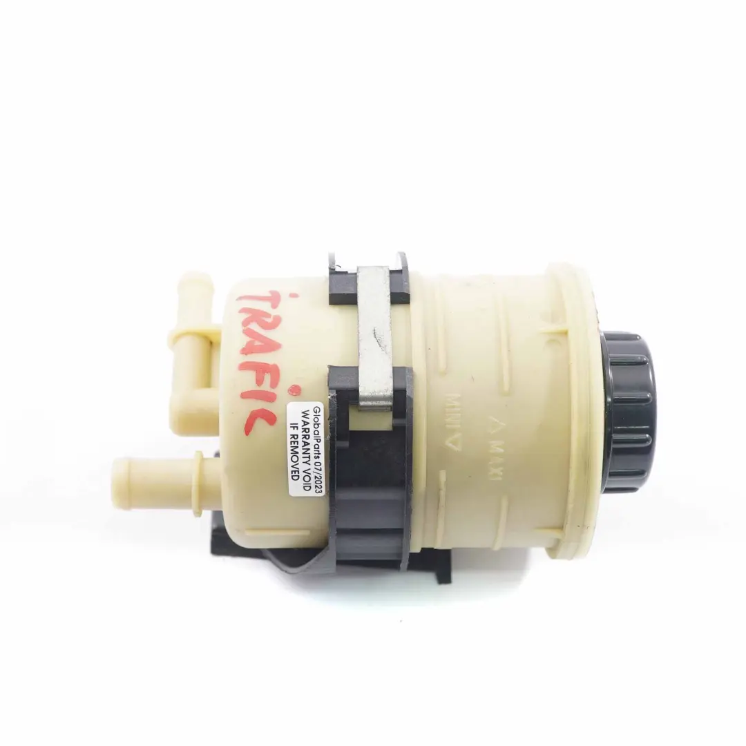 Pompa del servosterzo Serbatoio Unità di sterzo per Renault Trafic II con numero di parte 7700782884 Renault Trafic II Pompa del servosterzo Serbatoio Unità di sterzo - SKU 7700782884 - Numero di parte 7700782884