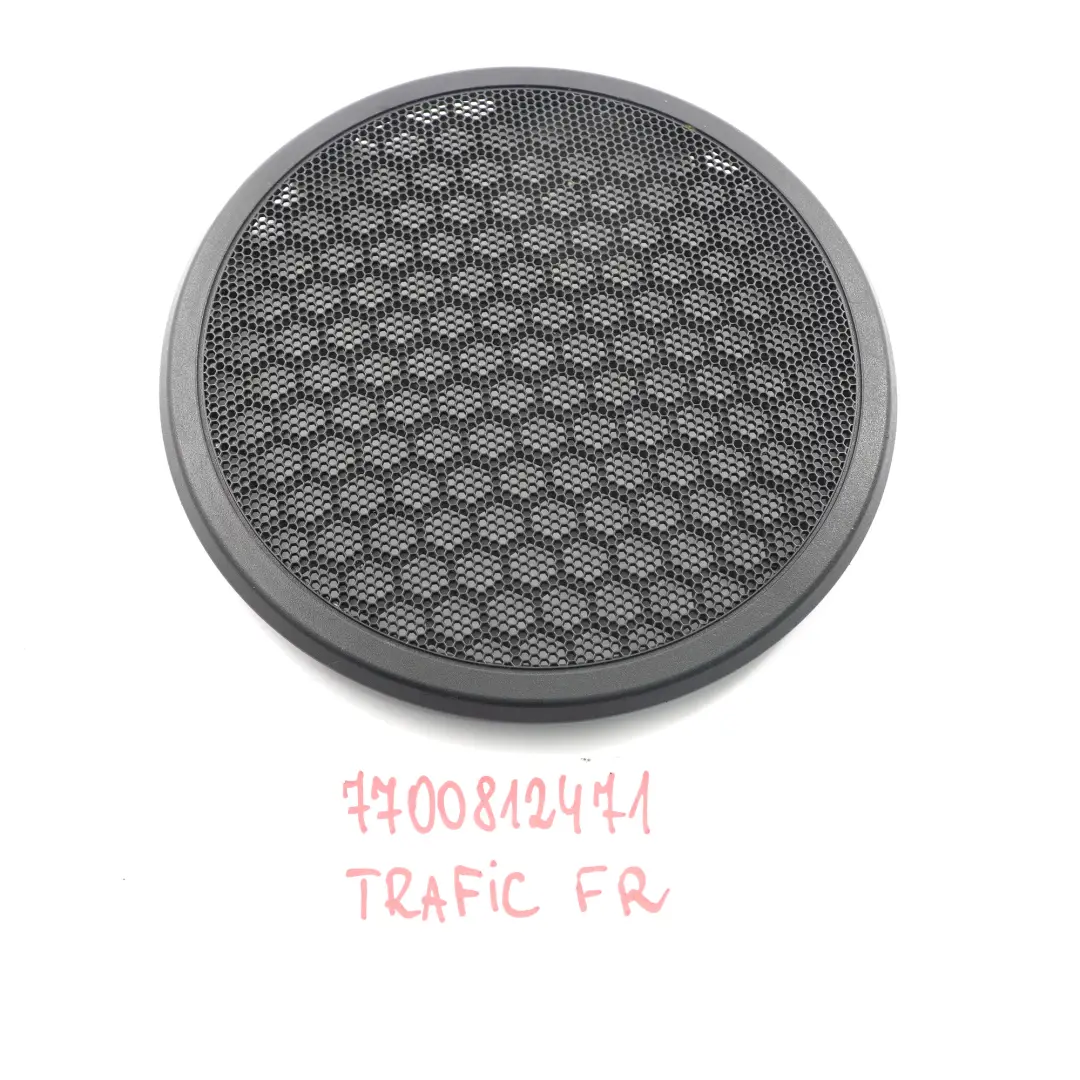 Traffic Vivaro Front Tür Lautsprecher Abdeckung Zierleiste für Renault mit Teilenummer 7700812471 Renault Traffic Vivaro Front Tür Lautsprecher Abdeckung Zierleiste - SKU 7700812471 - Teilenummer 7700812471