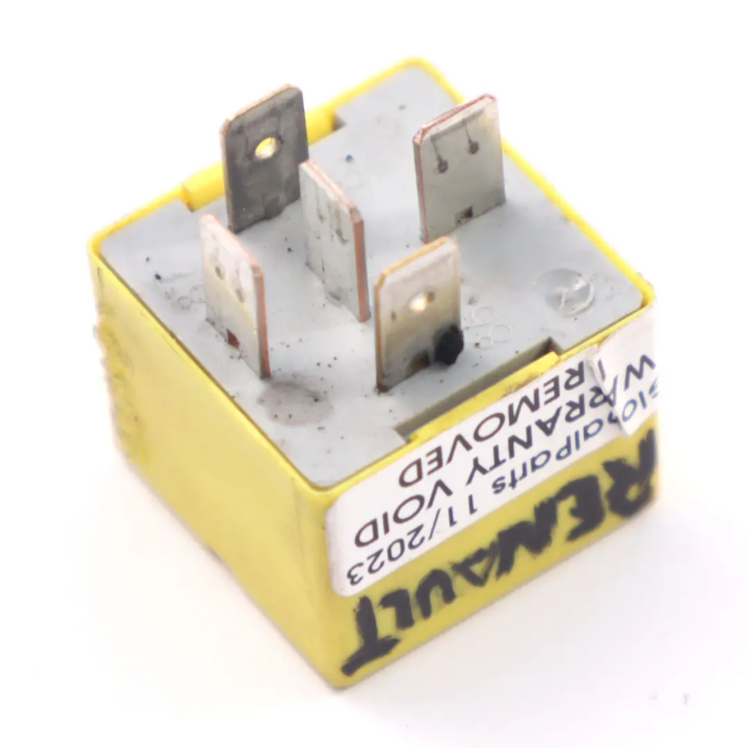 Renault Relay Module Control Unit Yellow 12V 40A 5 Pins - SKU 7700844253 - Part number 7700844253
