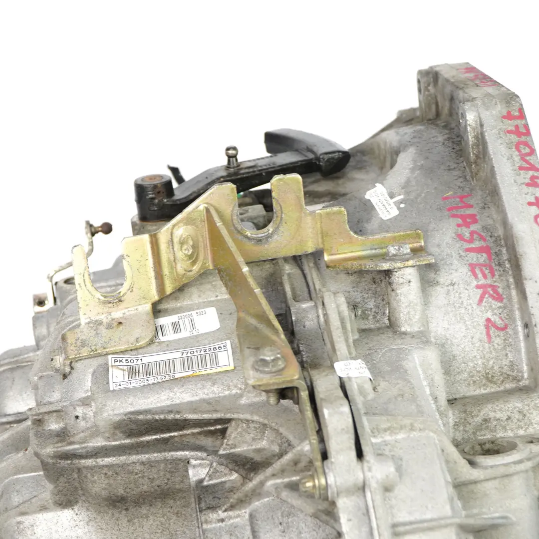 Gearbox 5 Speed PK5071 7701722865 PK5 WARRANTY to Renault Master 2 Manual with Part number 7701476363 Renault Master 2 Manual Gearbox 5 Speed PK5071 7701722865 PK5 WARRANTY - SKU 7701476363 - Part number 7701476363