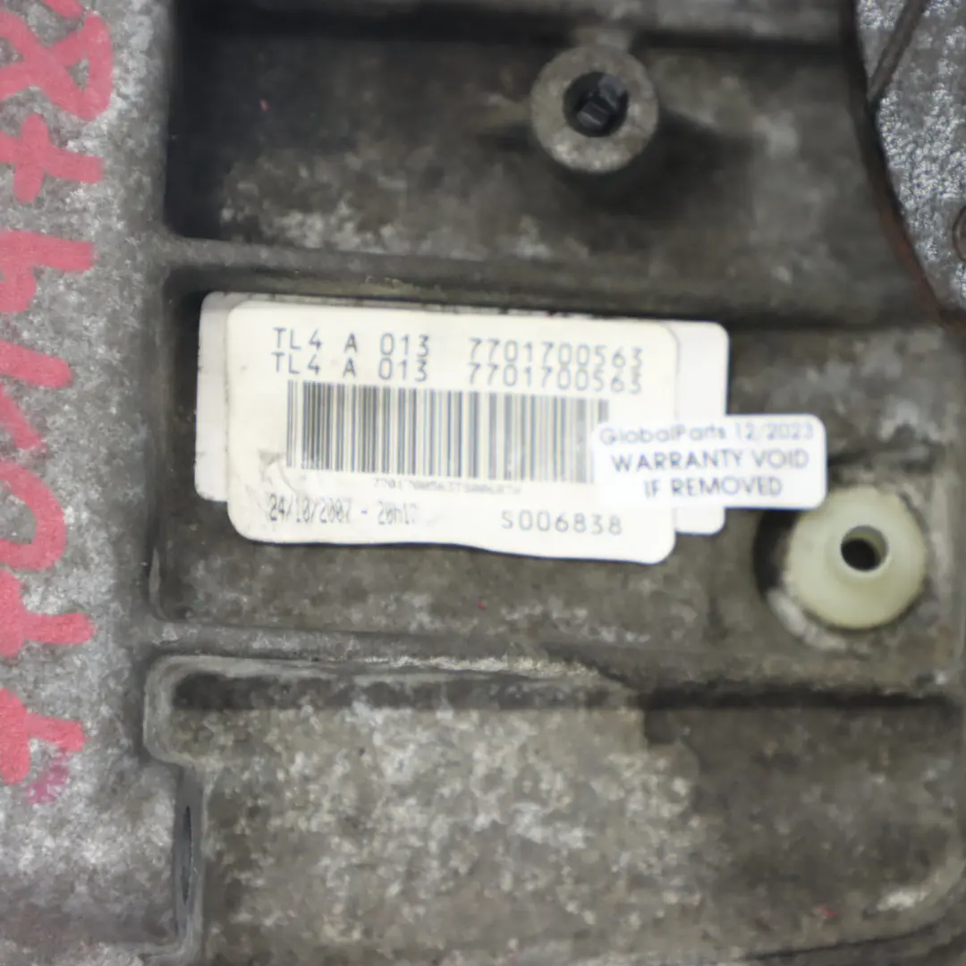 Boîte vitesses manuelle TL4 TL4013 7701700563 GARANTIE pour Renault Laguna 3 1.5 dCi à propos du numéro de pièce 7701478159 Renault Laguna 3 1.5 dCi Boîte vitesses manuelle TL4 TL4013 7701700563 GARANTIE - SKU 7701478159 - Numéro de pièce 7701478159