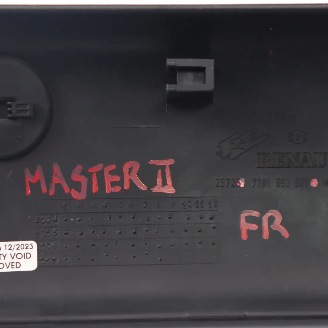 Renault Master 2 Movano A Modanatura porta Pannello anteriore destro - SKU 7701692581 - Numero di parte 7701692581