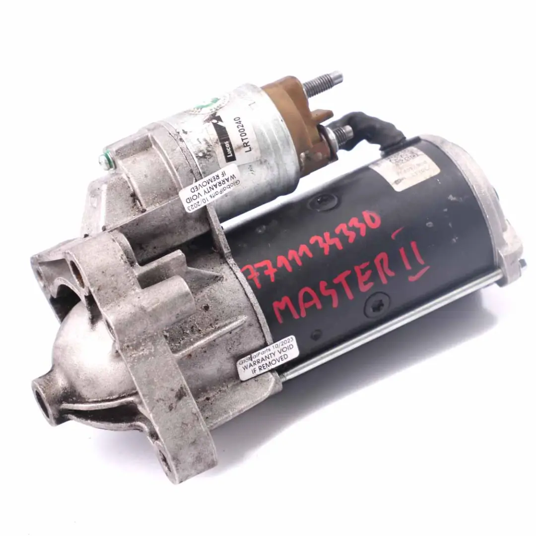 Renault Master 2 Opel Vauxhall Movano A 2.5 DCI Motor de arranque - SKU 7711134330 - Número de pieza 7711134330