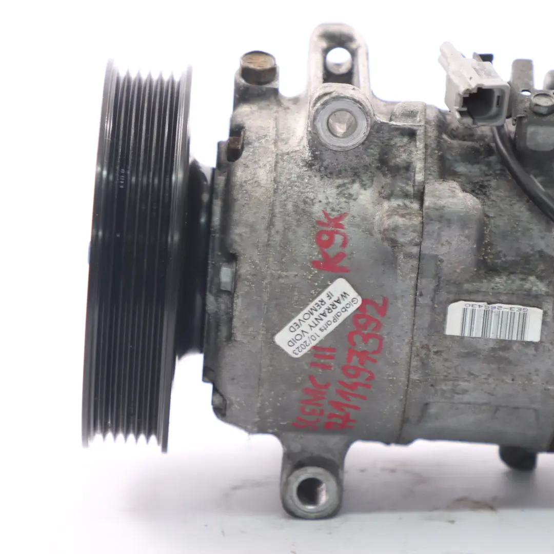 Compresor Aire Acondicionado Bomba A/C para Renault Scenic 3 con número de pieza 7711497392 Renault Scenic 3 Compresor Aire Acondicionado Bomba A/C - SKU 7711497392 - Número de pieza 7711497392