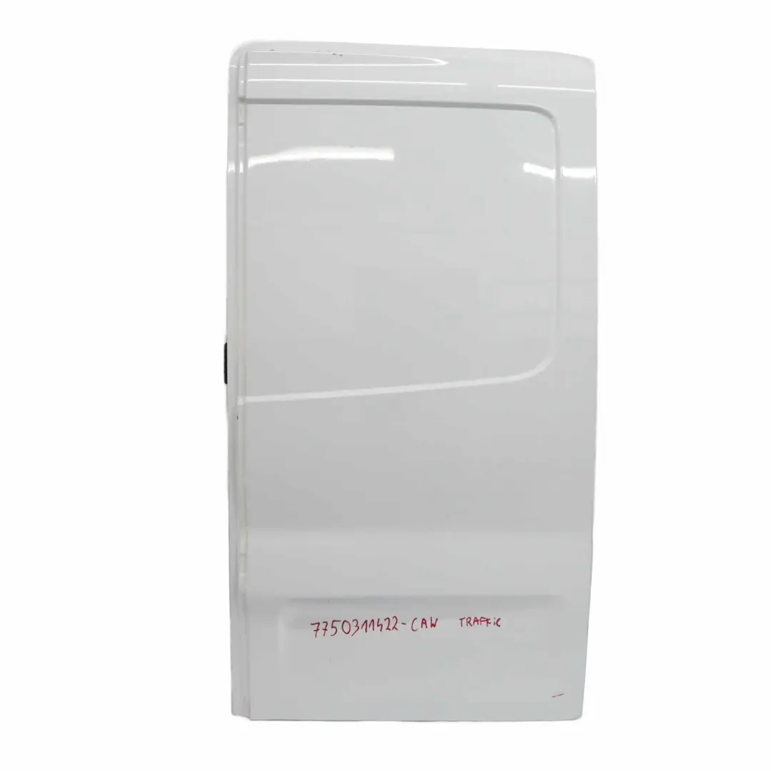 Renault Trafic II Rear Door Right O/S Tailgate Boot Trunk Lid Casa White - D31 - SKU 7750311422-CAW - Part number 7750311422
