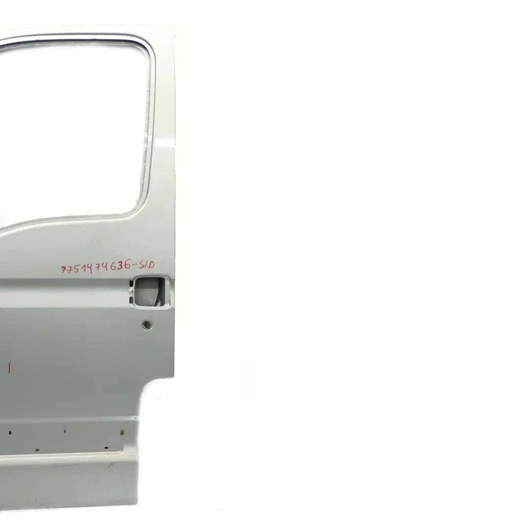 Renault Master II Drzwi Lewe Przednie Panel Drzwi Grey Sideral Szary - B64 - SKU 7751474636-SID - Numer Części 7751474636