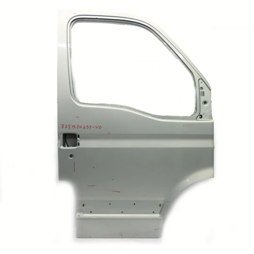 Front Door Right O/S Door Cover Shell Grey Sideral - B64 to Renault Master II with Part number 7751474637 Renault Master II Front Door Right O/S Door Cover Shell Grey Sideral - B64 - SKU 7751474637-SID - Part number 7751474637