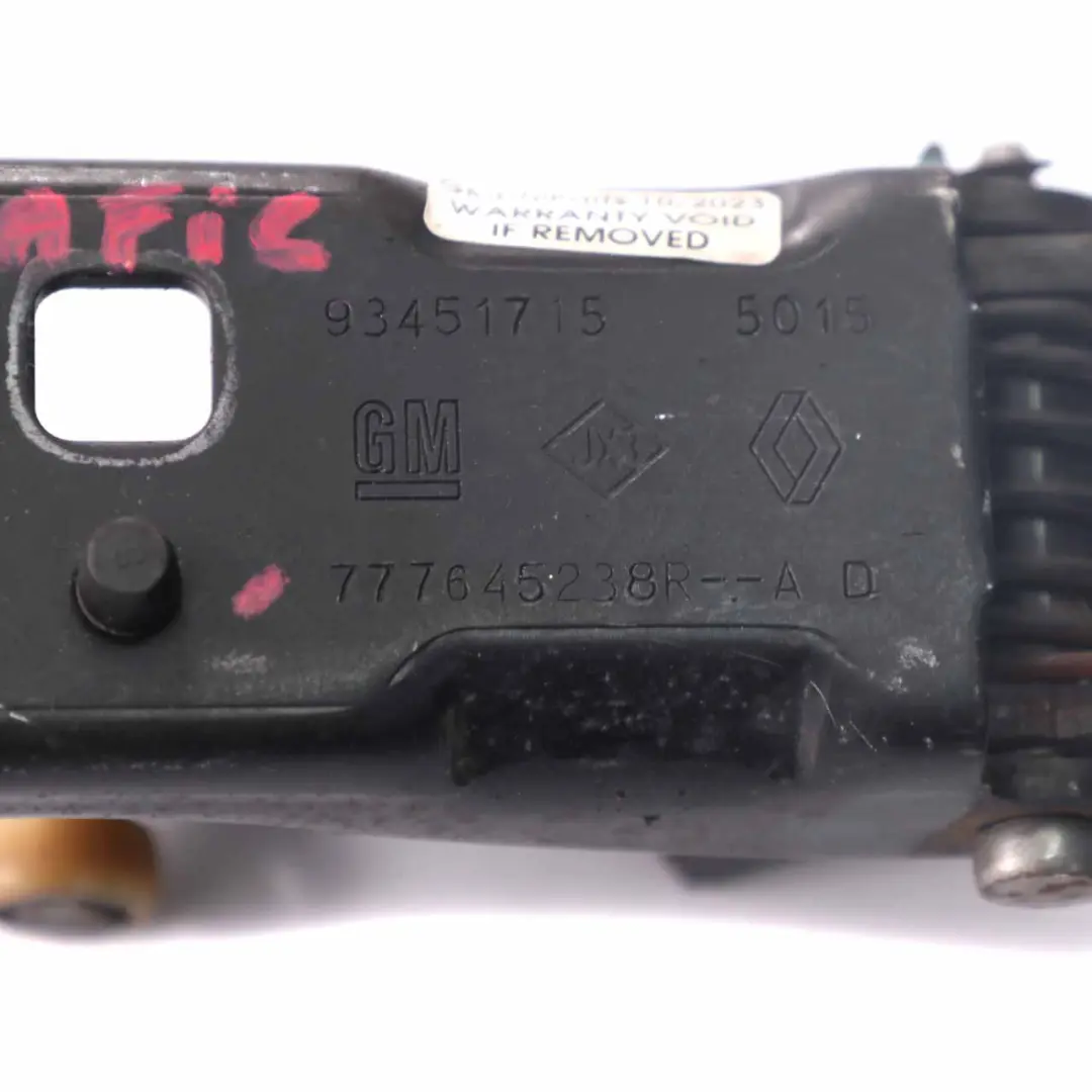 Renault Trafic III porta scorrevole destra lato rullo guida - SKU 777645238R - Numero di parte 777645238R