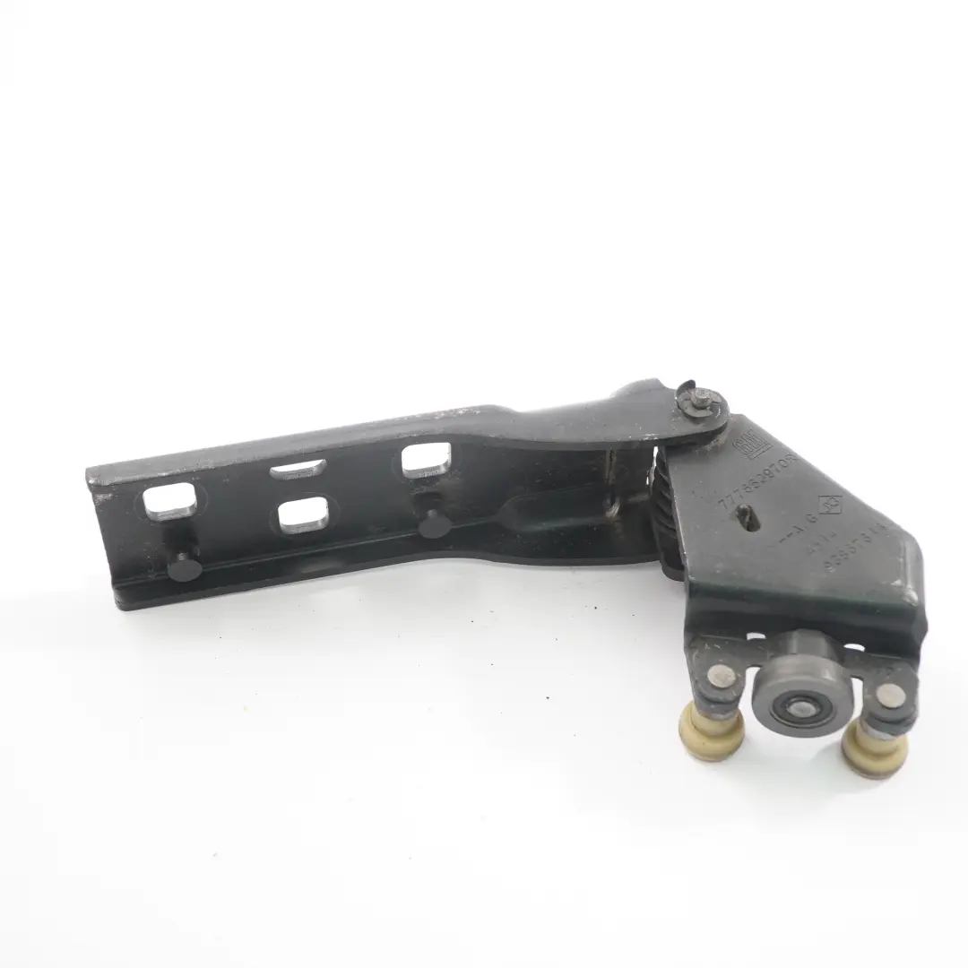 Sliding Door Side Roller Pulley Guide Holder to Renault Trafic III with Part number 777650730R Renault Trafic III Sliding Door Side Roller Pulley Guide Holder - SKU 777650730R - Part number 777650730R