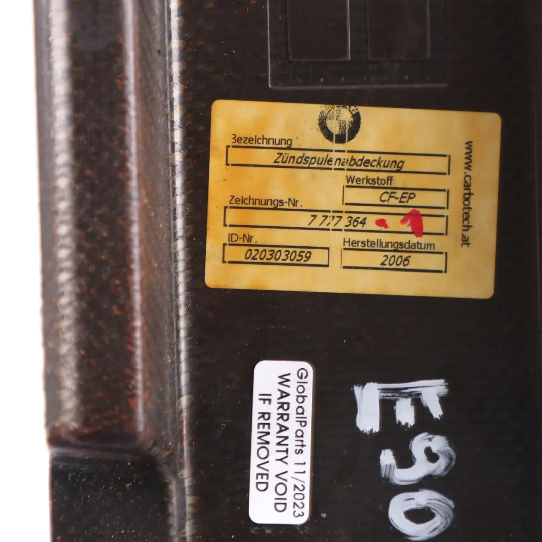 BMW E90 320si Bobina Encendido Cubierta Motor Carbono Gasolina N45 - SKU 7777364-1 - Número de pieza 7777364