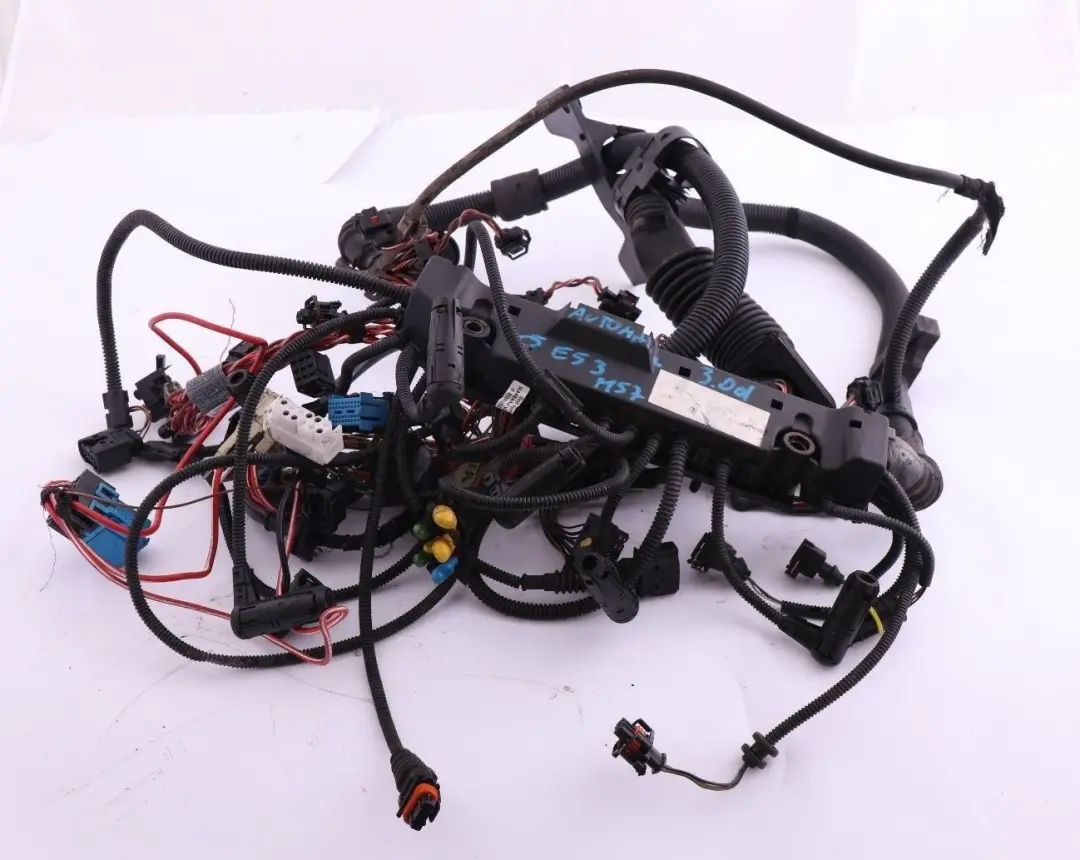 M57 Engine Wiring Loom Harness Automatic 7788168 to BMW X5 Series E53 3.0d with Part number 7785049 BMW X5 Series E53 3.0d M57 Engine Wiring Loom Harness Automatic 7788168 - SKU 7785049 - Part number 7785049