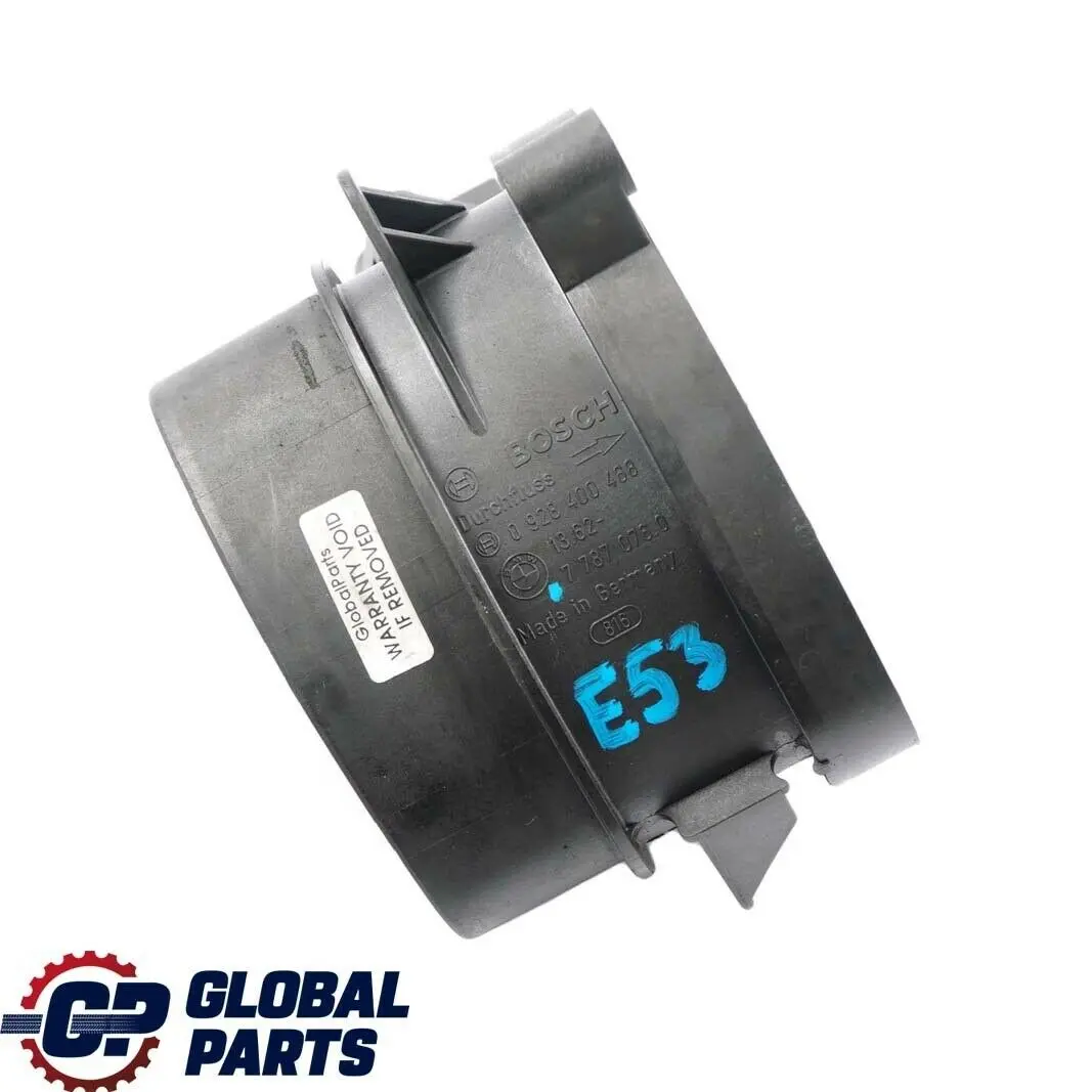 Hot Film Air Mass Flow Meter to BMW 3 5 7 Series E46 E39 E38 E53 with Part number 7787076 BMW 3 5 7 Series E46 E39 E38 E53 Hot Film Air Mass Flow Meter - SKU 7787076 - Part number 7787076