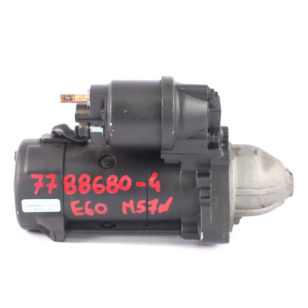 Starter Motor BMW E46 E60 E83 E53 M57N Diesel Engine Starting Unit 2KW to with Part number 7788680 Starter Motor BMW E46 E60 E83 E53 M57N Diesel Engine Starting Unit 2KW - SKU 7788680-4 - Part number 7788680
