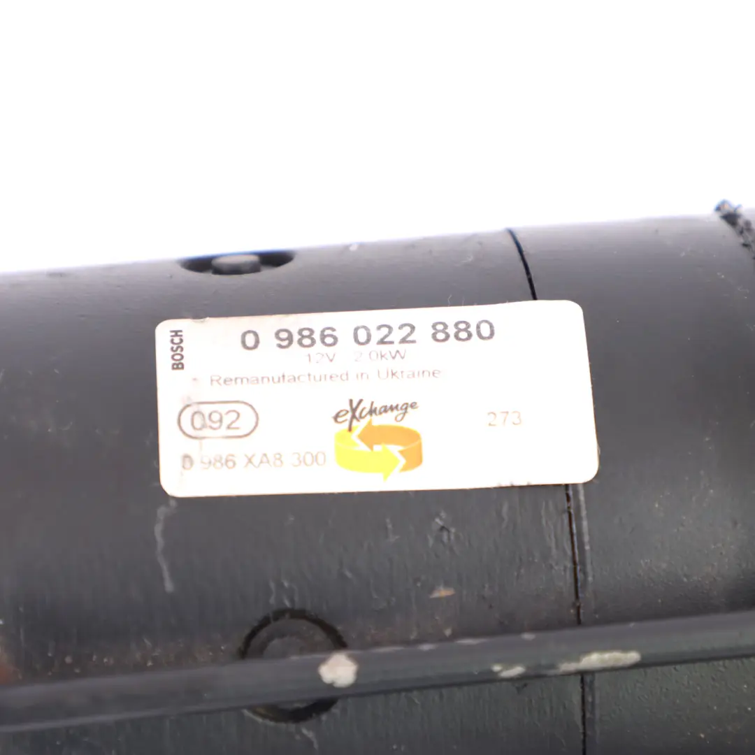  Rozrusznik BMW E46 E60 E83 E53 M57N Diesel Rozrusznik Silnika 2KW - SKU 7788680-4 - Numer Części 7788680