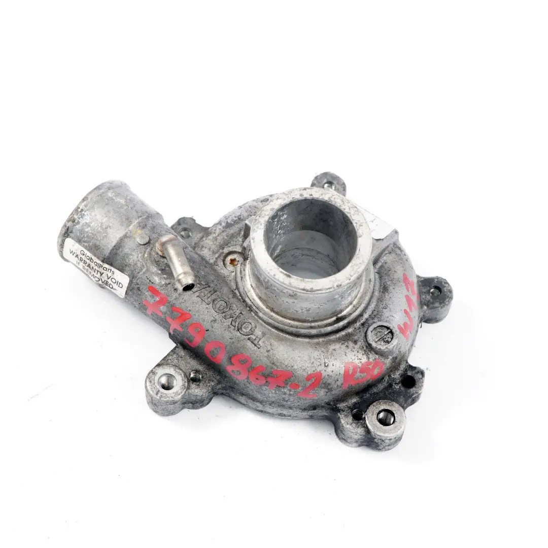 Part Mini R50 W17 Diesel Housing Cover Turbocharger Cold Side 7804638 to Turbo with Part number 7790867 Turbo Part Mini R50 W17 Diesel Housing Cover Turbocharger Cold Side 7804638 - SKU 7790867-2 - Part number 7790867