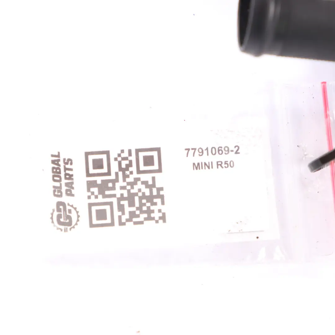Water Pump Thermostat Housing Pipe Connector to Mini R50 with Part number 7791069 Mini R50 Water Pump Thermostat Housing Pipe Connector - SKU 7791069-2 - Part number 7791069