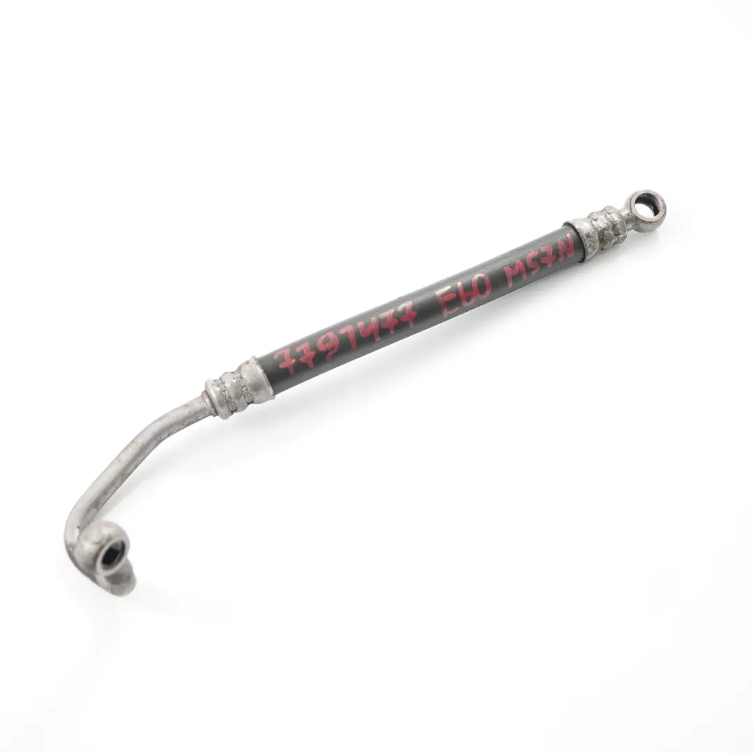 M57N Turbocharger Lubrication Line Oil Feed Pipe to BMW E46 E60 E83 E53 with Part number 7791477 BMW E46 E60 E83 E53 M57N Turbocharger Lubrication Line Oil Feed Pipe - SKU 7791477 - Part number 7791477