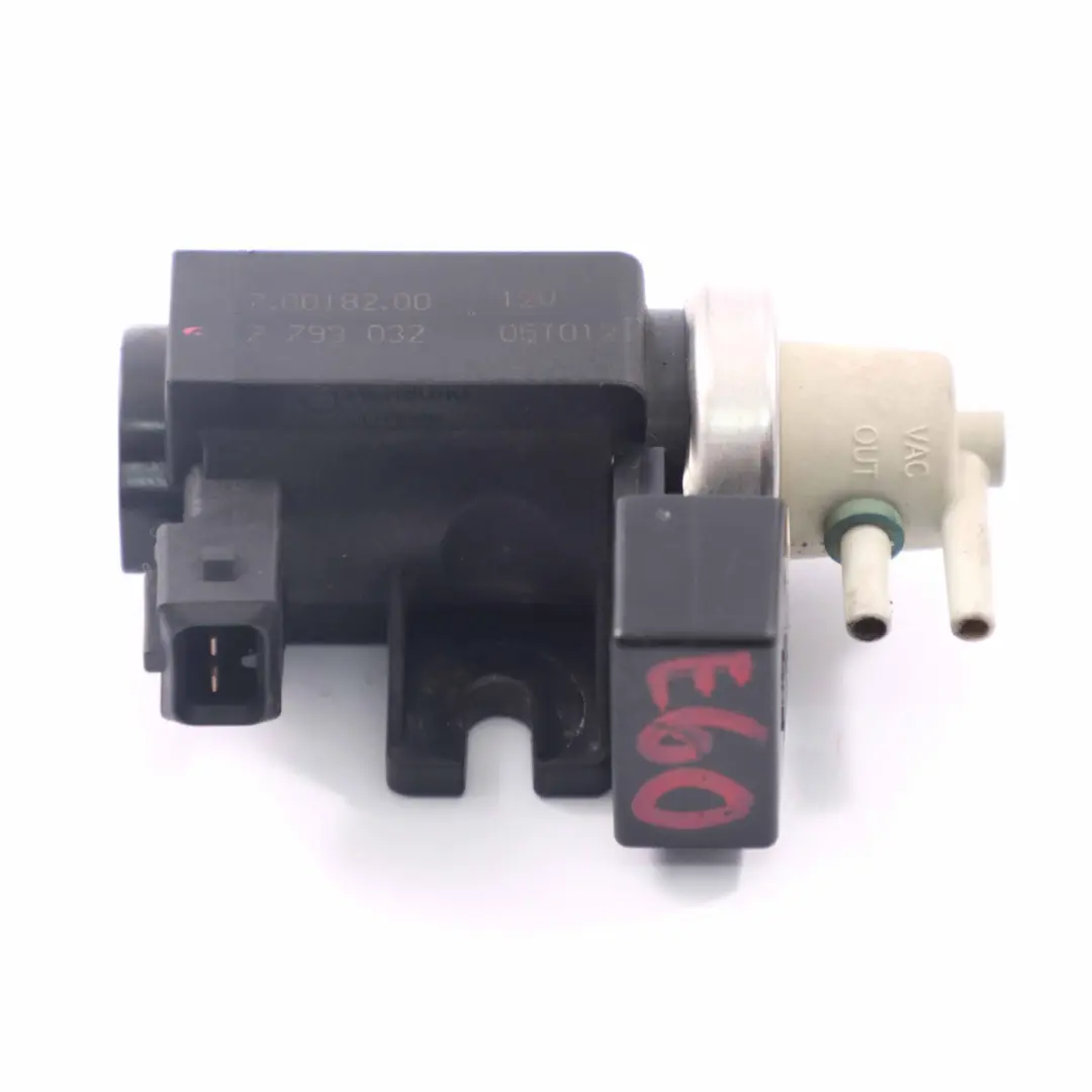 M57N 306D4 Turbo Convertidor Presión Vacío Solenoide para BMW E60 E61 535d con número de pieza 7793032 BMW E60 E61 535d M57N 306D4 Turbo Convertidor Presión Vacío Solenoide - SKU 7793032 - Número de pieza 7793032