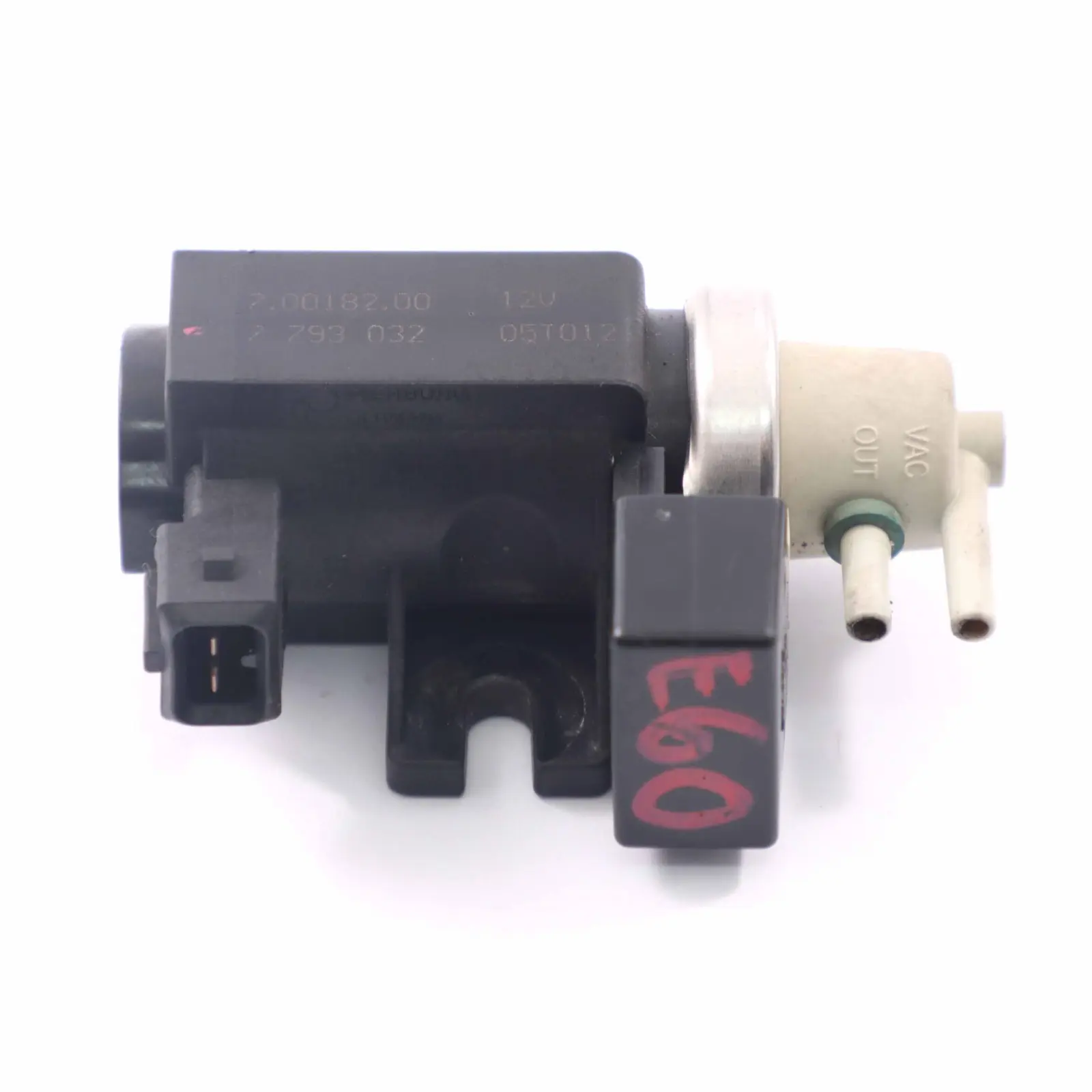 BMW E60 E61 535d M57N 306D4 Turbo Vuoto Convertitore pressione Solenoide 7793032