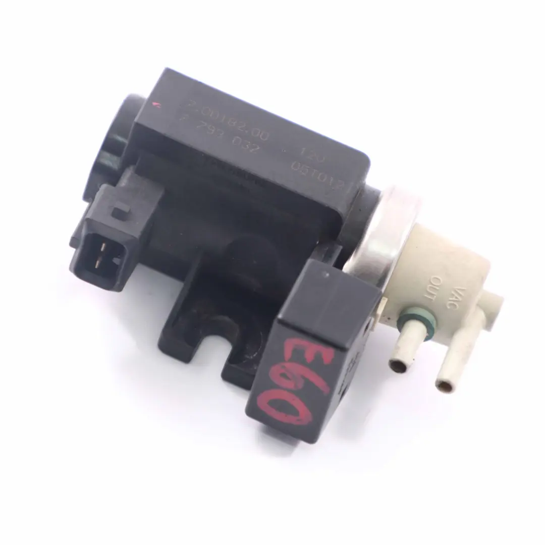 M57N 306D4 Turbo Vacuum Pressure Converter Solenoid to BMW E60 E61 535d with Part number 7793032 BMW E60 E61 535d M57N 306D4 Turbo Vacuum Pressure Converter Solenoid - SKU 7793032 - Part number 7793032