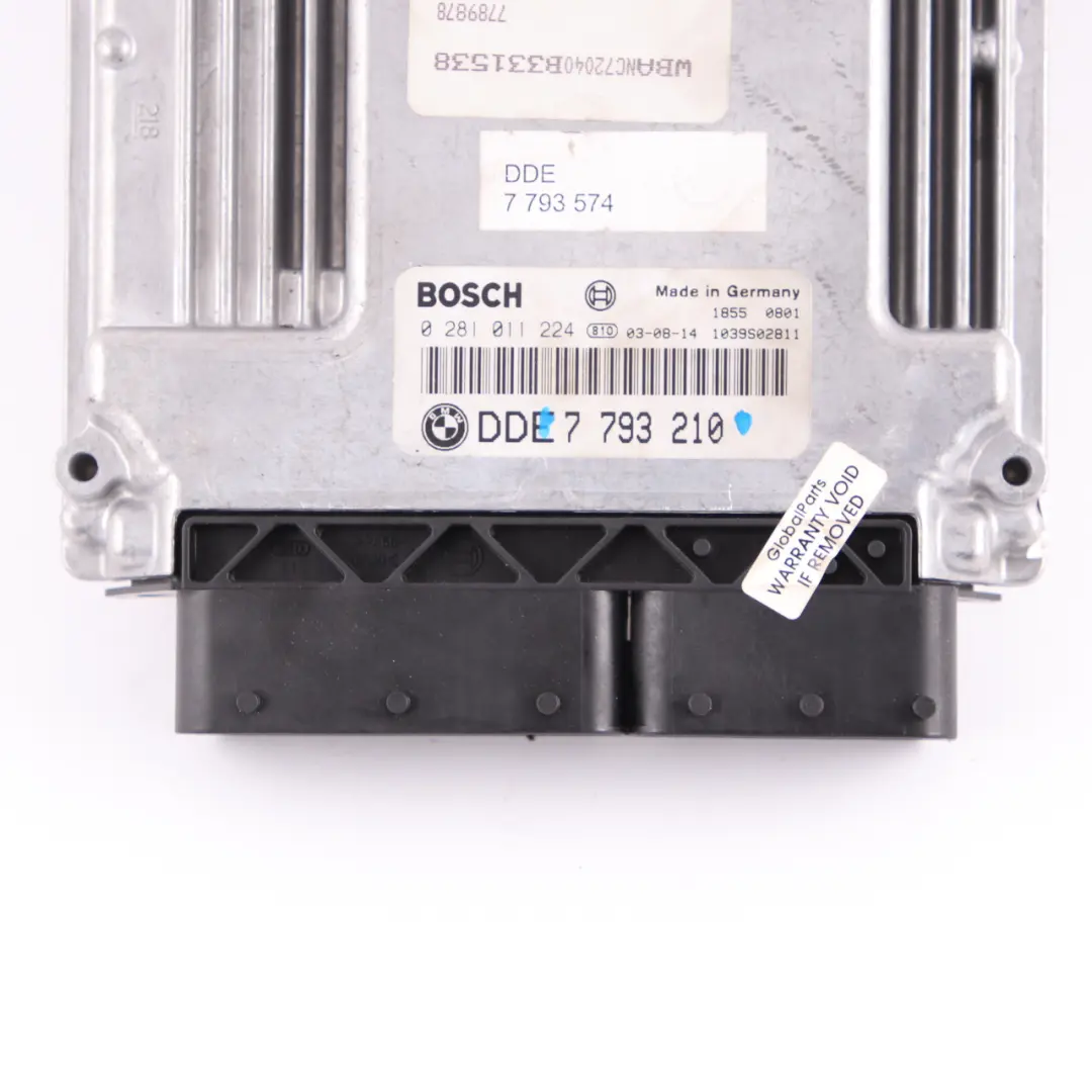 BMW E60 E61 530d Diesel M57N 218HP ECU Engine Control Kit DDE Automatic - SKU 7793210 - Part number 7793210