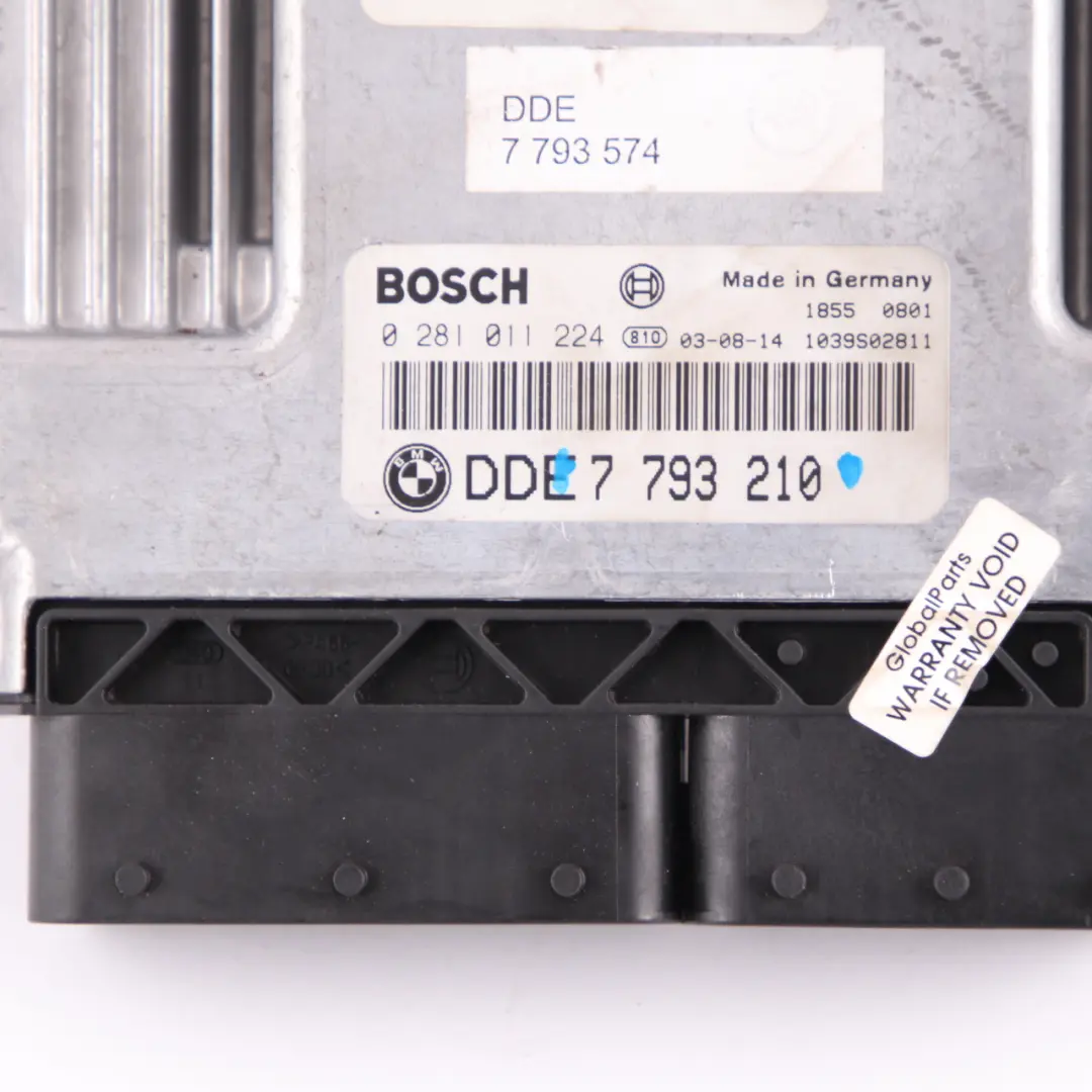 BMW E60 E61 530d Diesel M57N 218HP ECU Engine Control Kit DDE Automatic - SKU 7793210 - Part number 7793210