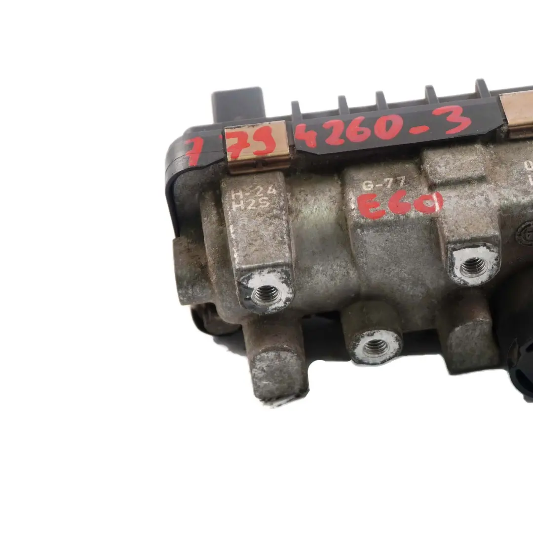 M57N2 Turbocharger Turbo Motor Actuator Garrett to BMW E60 E61 LCI 525d 530d with Part number 7794260 BMW E60 E61 LCI 525d 530d M57N2 Turbocharger Turbo Motor Actuator Garrett - SKU 7794260-3 - Part number 7794260