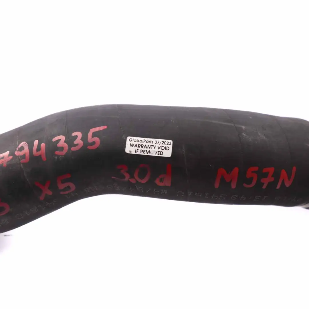 BMW X5 E53 3.0d M57N Diesel Manifold Charge Air Line Hose - SKU 7794335 - Part number 7794335