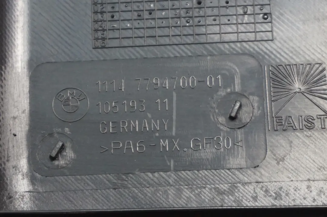 M47N2 Diesel Engine Head Acoustic Cover to BMW X3 E83 2.0d with Part number 7794700 BMW X3 E83 2.0d M47N2 Diesel Engine Head Acoustic Cover - SKU 7794700 - Part number 7794700