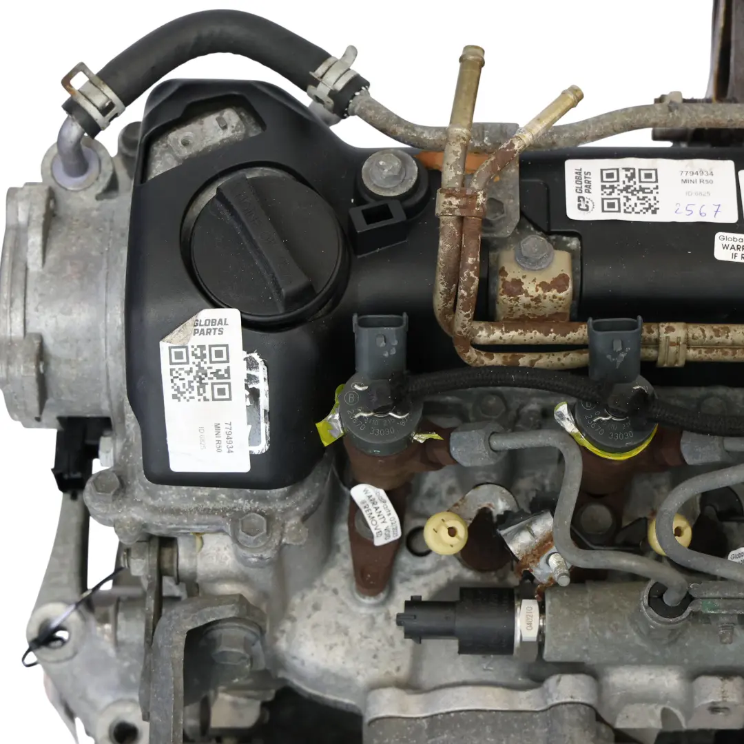88HP Diesel W17 1ND Complete Engine with 99k miles WARRANTY to Mini One D R50 with Part number 7794934 Mini One D R50 88HP Diesel W17 1ND Complete Engine with 99k miles WARRANTY - SKU 7794934-1 - Part number 7794934