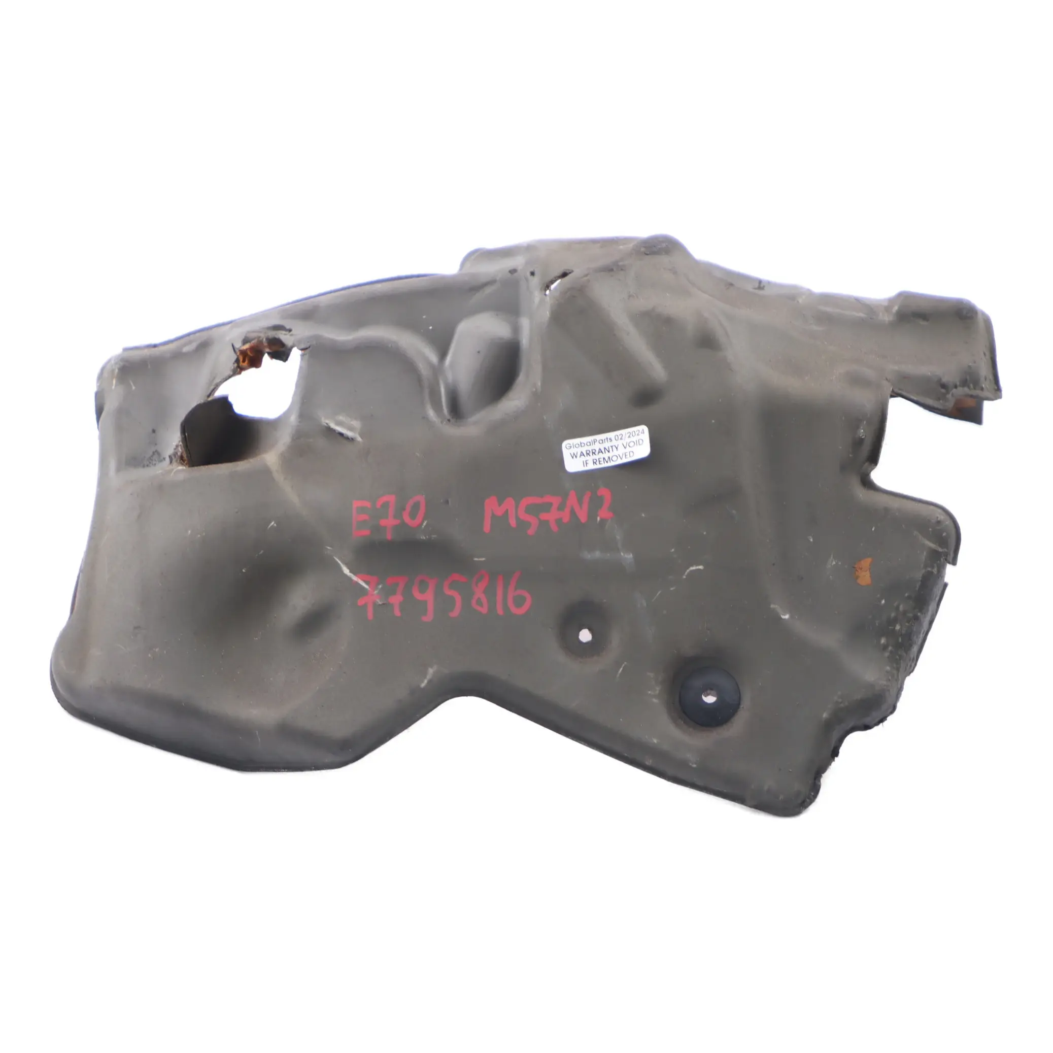 BMW E65 730d X5 E70 3.0d M57N2 Copertura Acustica Motore Posteriore 7795816