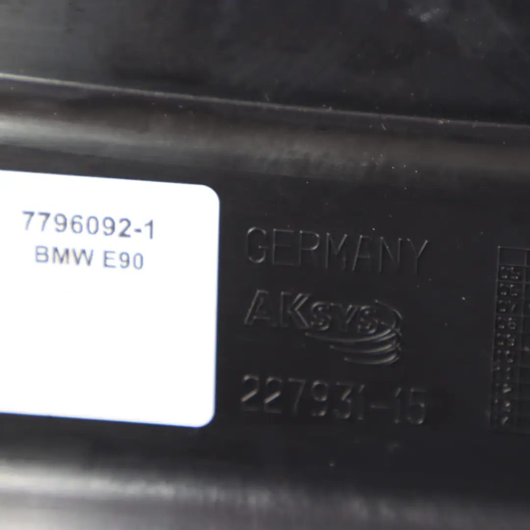 BMW E60 E90 E91 LCI M57N2 Diesel Motor Abdeckung Akustik Hinten 7807249 - SKU 7796092-1 - Teilenummer 7807246