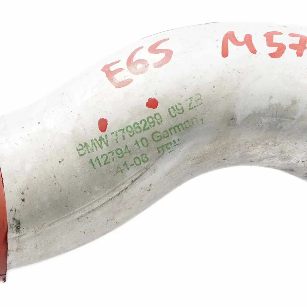 BMW Série 7 E65 M57N2 730d Diesel Turbo Ligne d'air de suralimentation - SKU 7796299 - Numéro de pièce 7796299