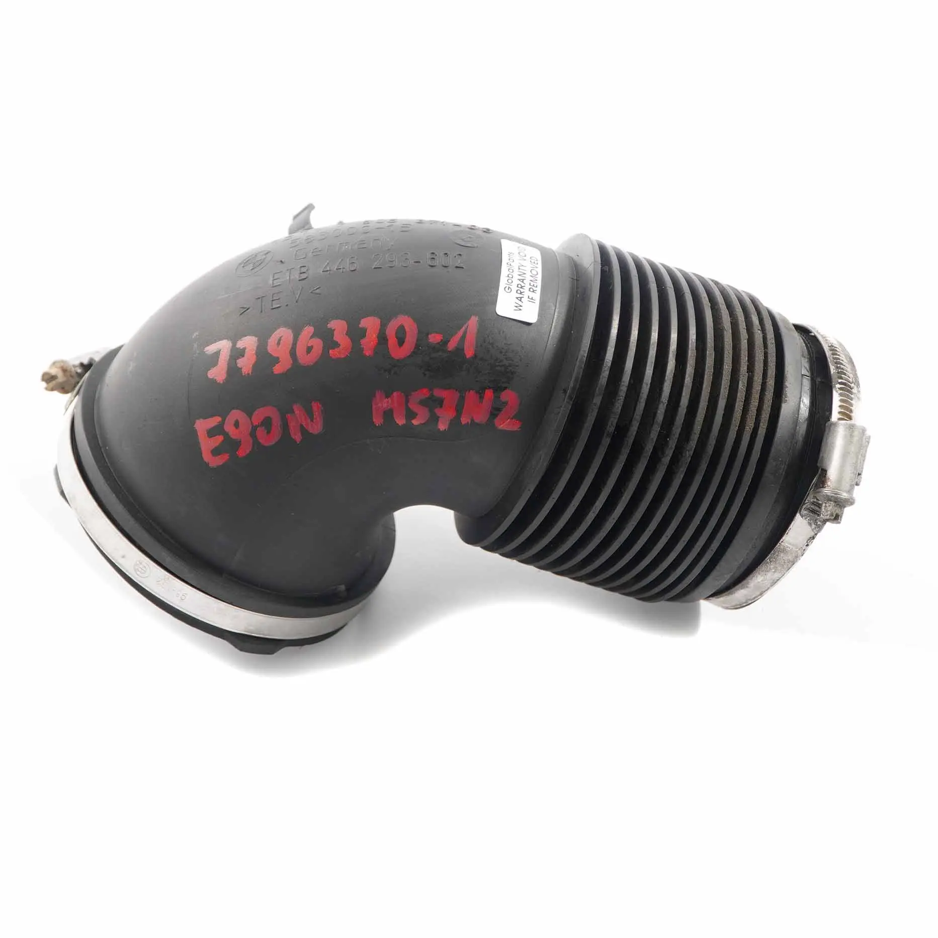 Air Intake Hose BMW E60 E90 LCI 335d 535d M57N2 Filtered Air Pipe 7796370