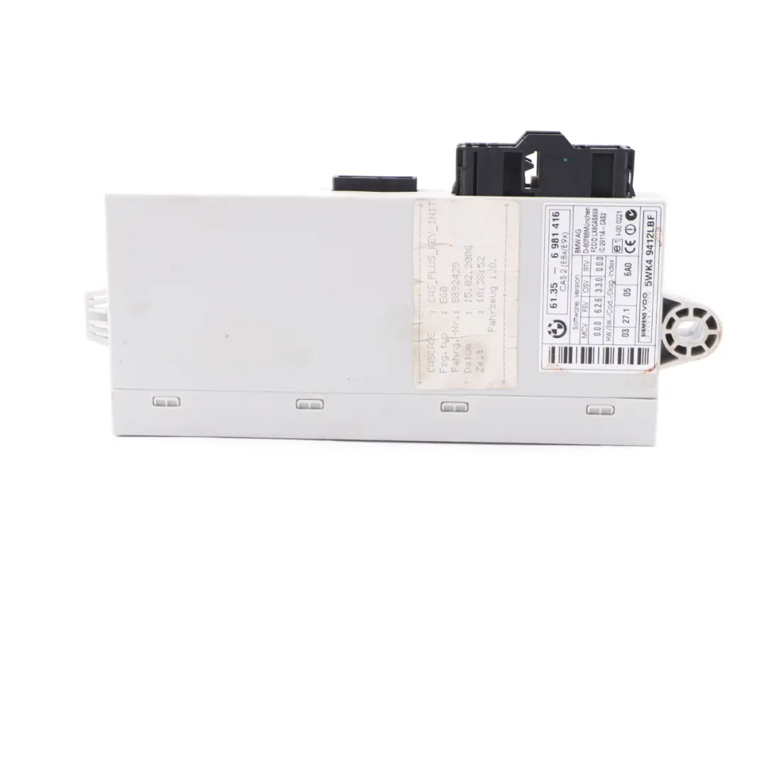 BMW E60 E61 535d M57N Engine Control ECU Kit DDE CAS2 2 Keys Automatic - SKU 7796678-1 - Part number 7796678