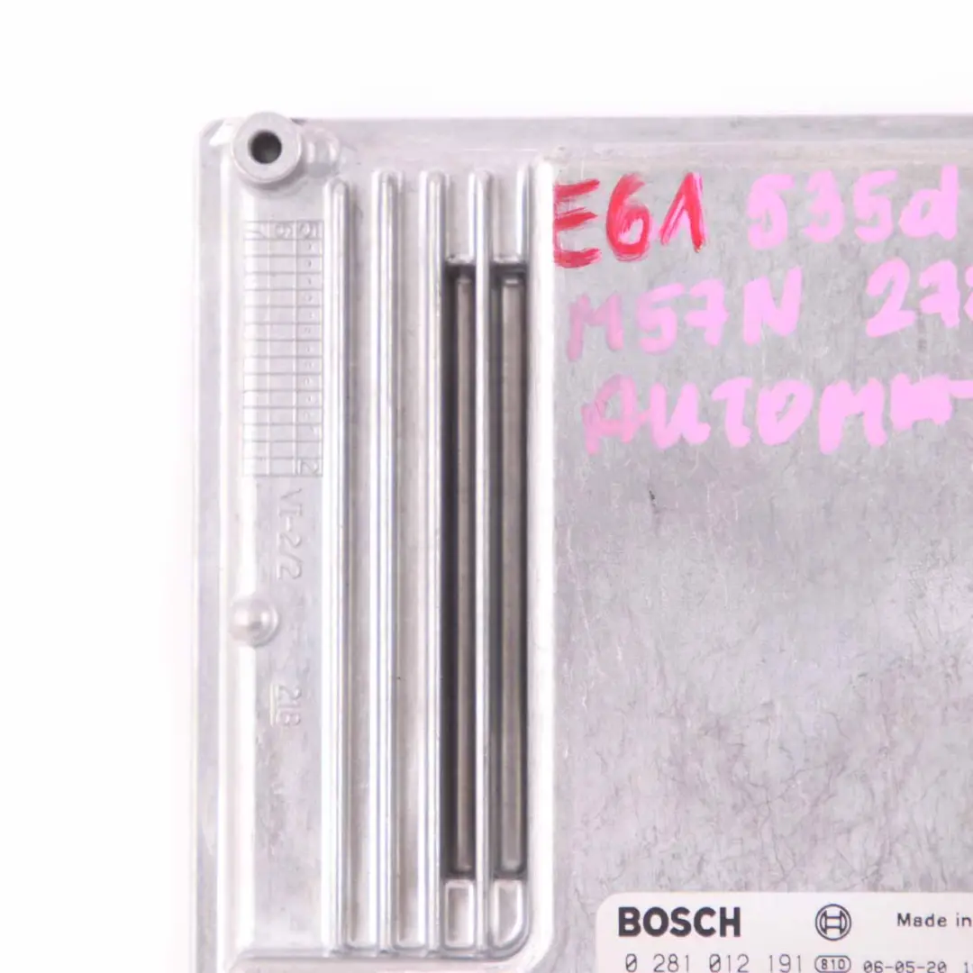 BMW E60 E61 535d M57N Engine Control ECU Engine Control DDE Automatic - SKU 7796678 - Part number 7796678