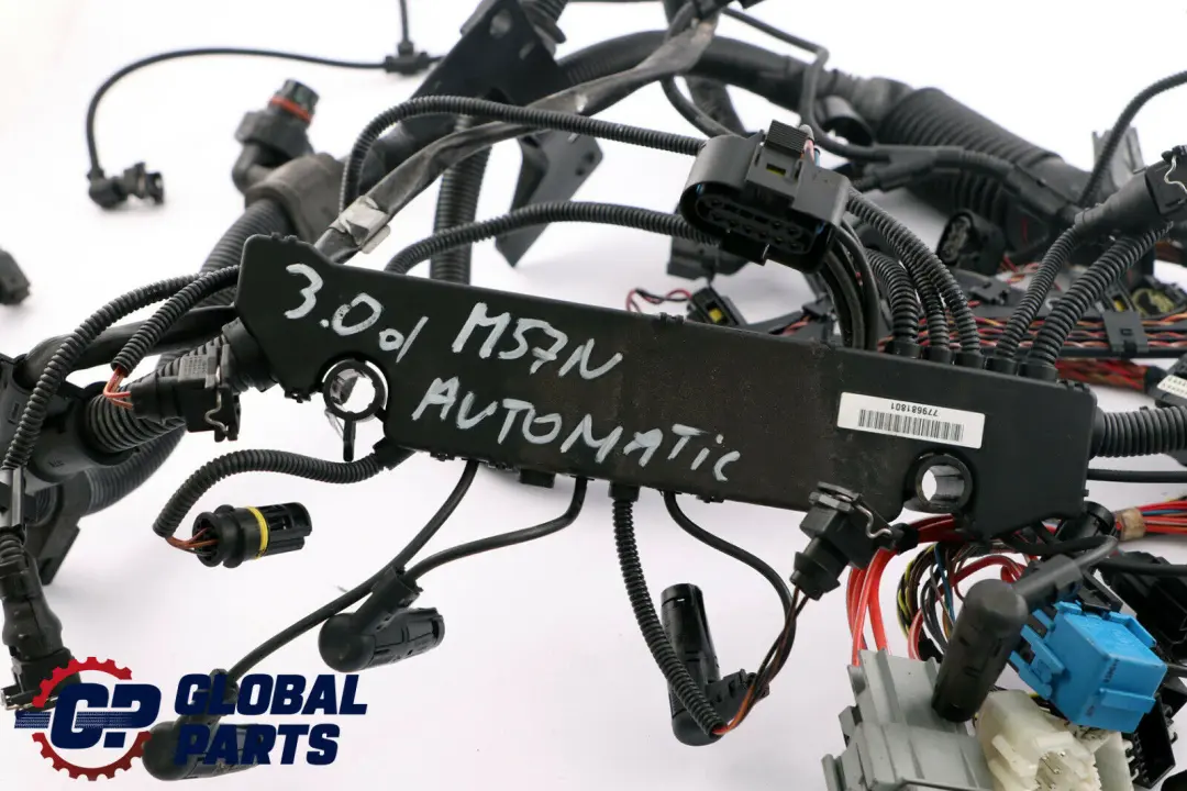 M57N Mazo de cables Motor Caja de cambios automática para BMW X5 E53 3.0d con número de pieza 7796818 BMW X5 E53 3.0d M57N Mazo de cables Motor Caja de cambios automática - SKU 7796818 - Número de pieza 7796818