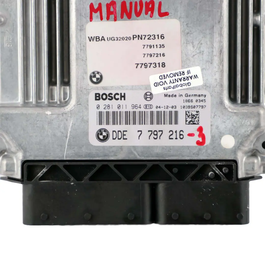 M47N2 122HP Engine ECU Kit DDE CAS2 Keys to BMW 1 3 E87 E90 E91 118d 318d with Part number 7797216 BMW 1 3 E87 E90 E91 118d 318d M47N2 122HP Engine ECU Kit DDE CAS2 Keys - SKU 7797216-3 - Part number 7797216