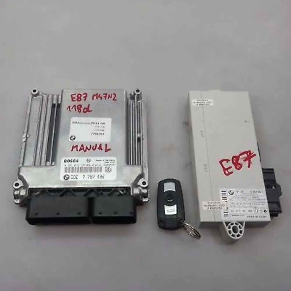 M47N2 118d 318d ECU Kit DDE CAS2 + Key to BMW 1 3 Series 1 E87 E90 E91 with Part number 7797496 BMW 1 3 Series 1 E87 E90 E91 M47N2 118d 318d ECU Kit DDE CAS2 + Key - SKU 7797496-1 - Part number 7797496