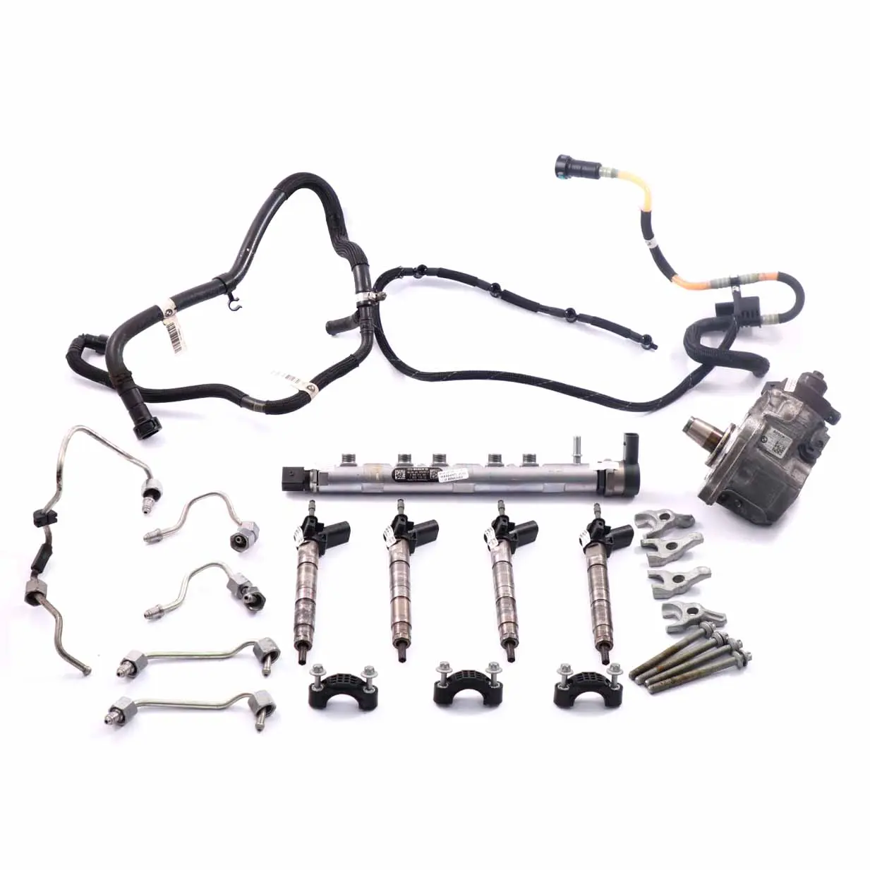 BMW X3 E83 LCI 20d Diesel N47 Set Sistema iniezione carburante Iniettori Pompa